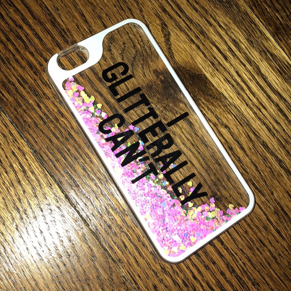 iPhone 6 glittery case